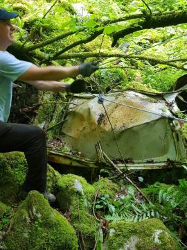 Sanacija črnega odlagališča – Banova jama 037